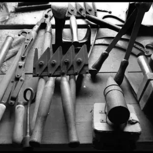 Barbara Hepworth Studio Print - Tools on Bench Barbara Hepworth Studio Print - Tools on Bench