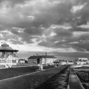 Troon Sea Front Print, Ayrshire, Scotland 1950s Troon Sea Front Print, Ayrshire, Scotland 1950s