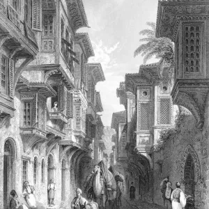 19th Century Turkish Street Scene Print 19th Century Turkish Street Scene Print