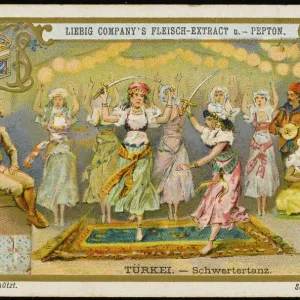 Turkish Sword Dance Print by Mary Evans Prints Online Turkish Sword Dance Print by Mary Evans Prints Online