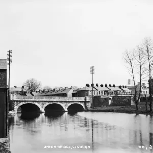 Early 20th Century Print of Lisburn Union Bridge Early 20th Century Print of Lisburn Union Bridge