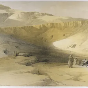 Valley of the Kings Entrance Print, 1848 Valley of the Kings Entrance Print, 1848