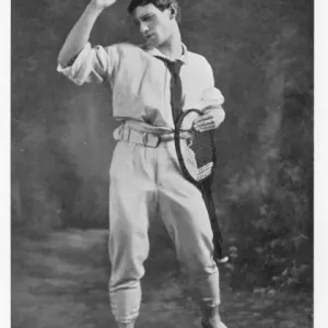 Vaslav Nijinsky in Tennis Outfit Print Vaslav Nijinsky in Tennis Outfit Print