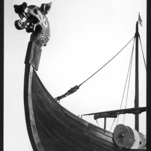 Viking Ship Figurehead Print Viking Ship Figurehead Print