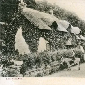 Print of The Village, Lee, Devon