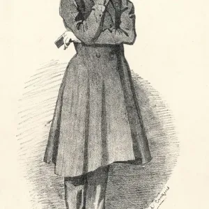 Washington Irving Print, 1783-1859 Washington Irving Print, 1783-1859