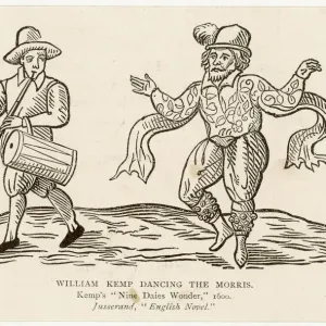 William Kemp Print: English Actor and Dancer in Comic Roles William Kemp Print: English Actor and Dancer in Comic Roles
