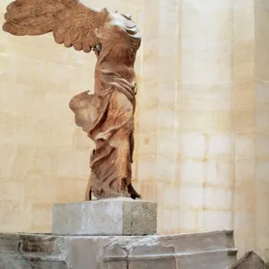 Winged Victory of Samothrace Print, 2nd century BC Marble Sculpture Winged Victory of Samothrace Print, 2nd century BC Marble Sculpture