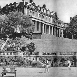 Witanhurst Tennis Game, 1950 Print Witanhurst Tennis Game, 1950 Print