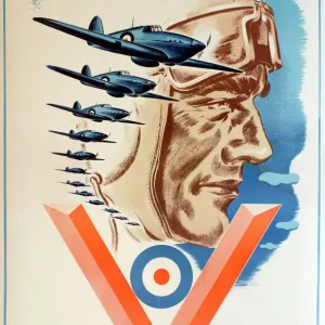WW2 "To Victory -- With Our Help" Print Circa 1942 WW2 "To Victory -- With Our Help" Print Circa 1942