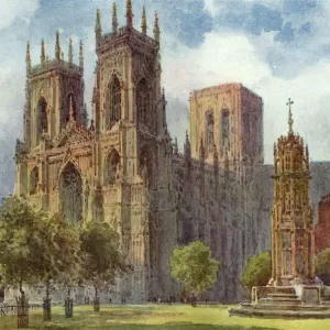 York Minster Print, circa 1909 York Minster Print, circa 1909