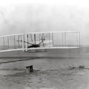 Print of The Wright Brothers' First Powered Flight Print of The Wright Brothers' First Powered Flight