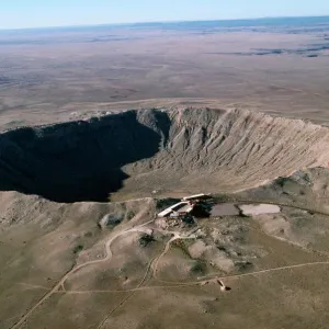 Barringer Meteor Crater Print, 3/4 mile wide Barringer Meteor Crater Print, 3/4 mile wide
