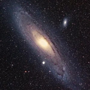 Andromeda Galaxy Print - Optical Image of Spiral Galaxy M31 Andromeda Galaxy Print - Optical Image of Spiral Galaxy M31