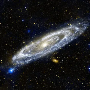 Andromeda Galaxy Ultraviolet Print Andromeda Galaxy Ultraviolet Print