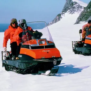 Antarctic Skidoos Print