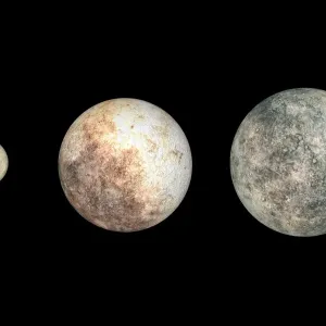 Dwarf Planets Comparative Sizes Print Dwarf Planets Comparative Sizes Print