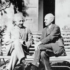 Einstein and Eddington Print, 1930 Einstein and Eddington Print, 1930