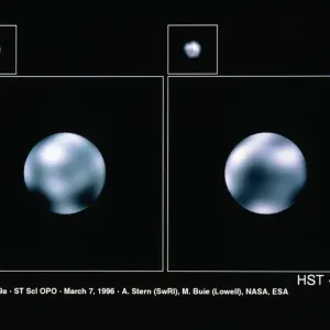 Images du télescopée spatial Hubble de Pluton Images du télescopée spatial Hubble de Pluton