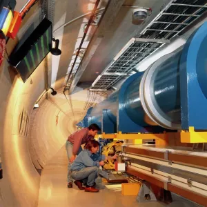 Mock-up of the Large Hadron Collider Print Mock-up of the Large Hadron Collider Print