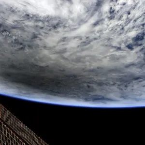 Solar Eclipse Print, ISS Image Solar Eclipse Print, ISS Image