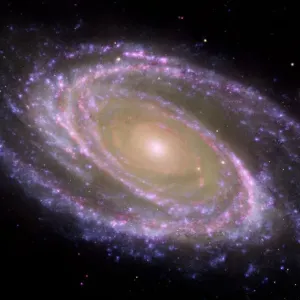 Spiral Galaxy M81 Composite Print Spiral Galaxy M81 Composite Print