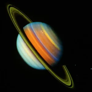 Voyager 2 Saturn Rings Print Voyager 2 Saturn Rings Print