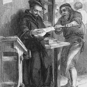 William Caxton, the first English printer in print William Caxton, the first English printer in print