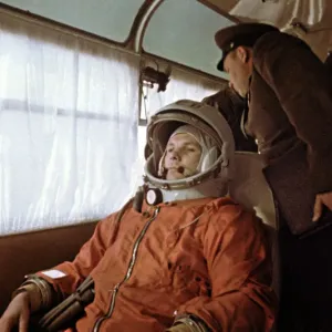 Yuri Gagarin in Flight Suit before Launch Yuri Gagarin in Flight Suit before Launch