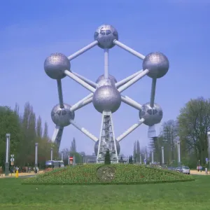 Atomium Print, Brussels, Belgium Atomium Print, Brussels, Belgium
