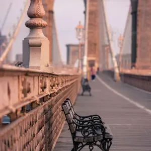 WorldInPrint: Brooklyn Bridge Print, New York City WorldInPrint: Brooklyn Bridge Print, New York City