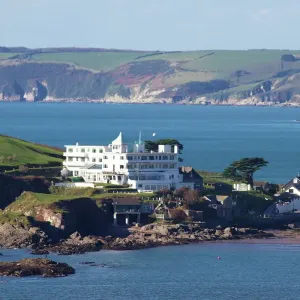 Isola di Burgh, Bigbury-on-Sea, Devon (Inghilterra), Regno Unito del Regno Unitario d'Europa Isola di Burgh, Bigbury-on-Sea, Devon (Inghilterra), Regno Unito del Regno Unitario d'Europa