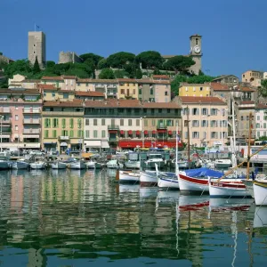 Cannes Print - Mediterranean Coastline Scene Cannes Print - Mediterranean Coastline Scene