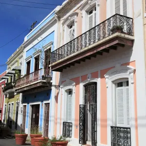 Colonial Architecture Print: Old San Juan, Puerto Rico Colonial Architecture Print: Old San Juan, Puerto Rico