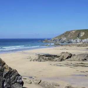 Cove du Dollar à Gunwalloe dans la péninsule de l'île de lizard en Cornouailles au Royaume-Uni d'Europe Cove du Dollar à Gunwalloe dans la péninsule de l'île de lizard en Cornouailles au Royaume-Uni d'Europe