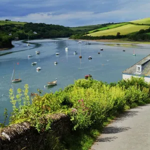 WorldInPrint Print: Bantham Estuary, Devon, England WorldInPrint Print: Bantham Estuary, Devon, England