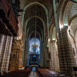 Interior Architecture Print of Evora Cathedral Interior Architecture Print of Evora Cathedral