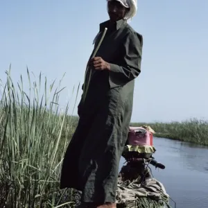 Grindly Marshes Print, Iraq Landscape