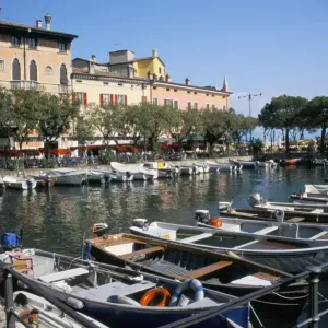 Harbour View Print of Desenzano on Lake Garda Harbour View Print of Desenzano on Lake Garda