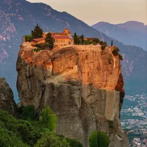 Meteora Monastery Print at Sunrise Meteora Monastery Print at Sunrise