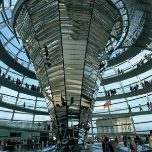 Norman Foster Designed Reichstag Building Print Norman Foster Designed Reichstag Building Print