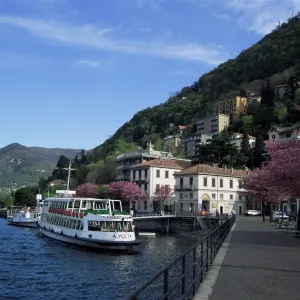 Lake Como Print - A serene Italian lake scene Lake Como Print - A serene Italian lake scene
