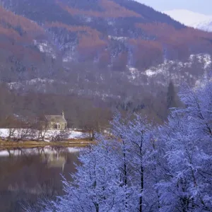 Loch Achray Winter Landscape Print Loch Achray Winter Landscape Print