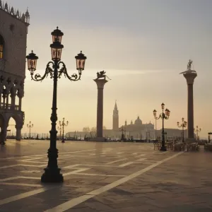 Venetian Print of St. Mark's Square at Sunset Venetian Print of St. Mark's Square at Sunset