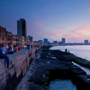 The Malecon, Havana, Cuba Print The Malecon, Havana, Cuba Print