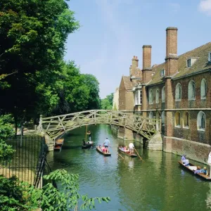 Mathematical Bridge Print, Queens College, Cambridge Mathematical Bridge Print, Queens College, Cambridge