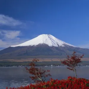 Mount Fuji Print - A serene landscape of Japan's iconic mountain Mount Fuji Print - A serene landscape of Japan's iconic mountain
