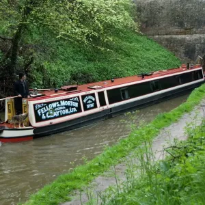 Narrow Boat Print, Llangollen Canal Tunnel