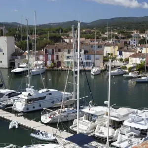 Port Grimaud Print: Var, Provence-Alpes-Cote d Azur, France Port Grimaud Print: Var, Provence-Alpes-Cote d Azur, France
