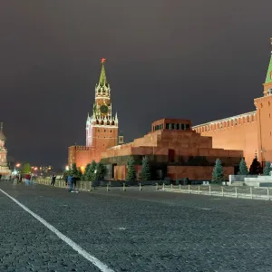 Red Square Print: Moscow's Historic Landmarks